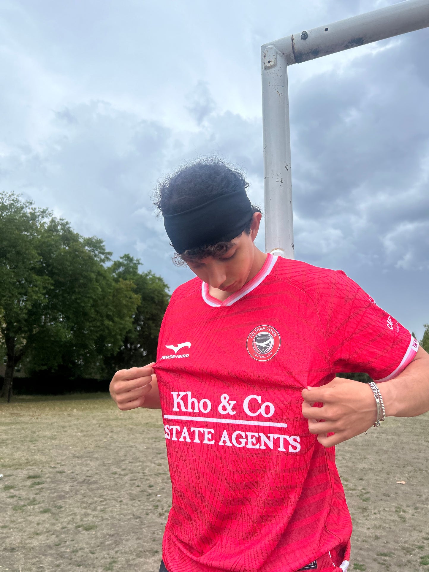 Feltham Town FC 2025/26 Home Jersey - Deep Red Ombré