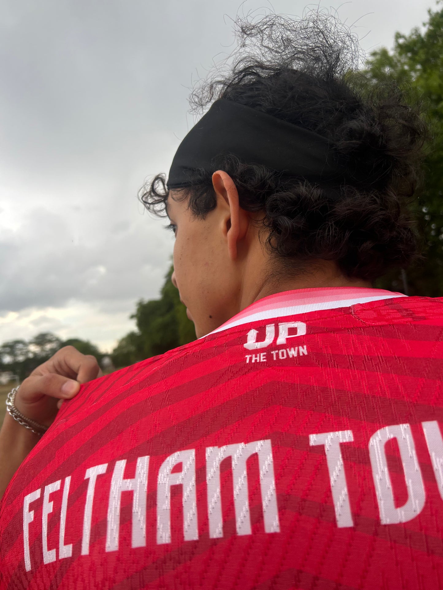 Feltham Town FC 2025/26 Home Jersey - Deep Red Ombré
